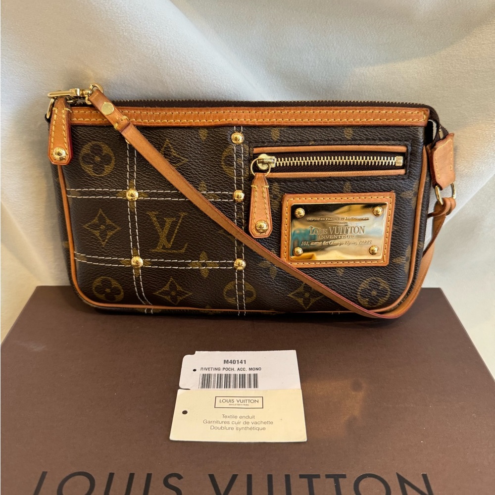 Louis Vuitton Riveting Pochette Accessoire Monogram M40141 - Picture 2 of 15